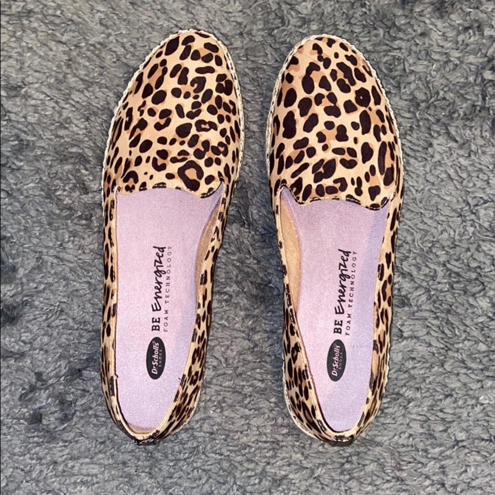 Dr Scholls Leopard Espadrilles
